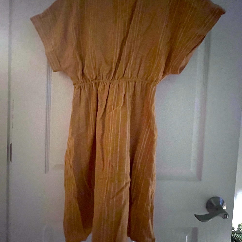 Yellow Shirt Dress